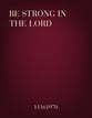 Be Strong in the Lord Two-Part Mixed choral sheet music cover